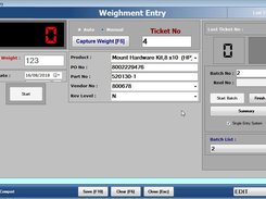Batch Weight & Label Printing Software